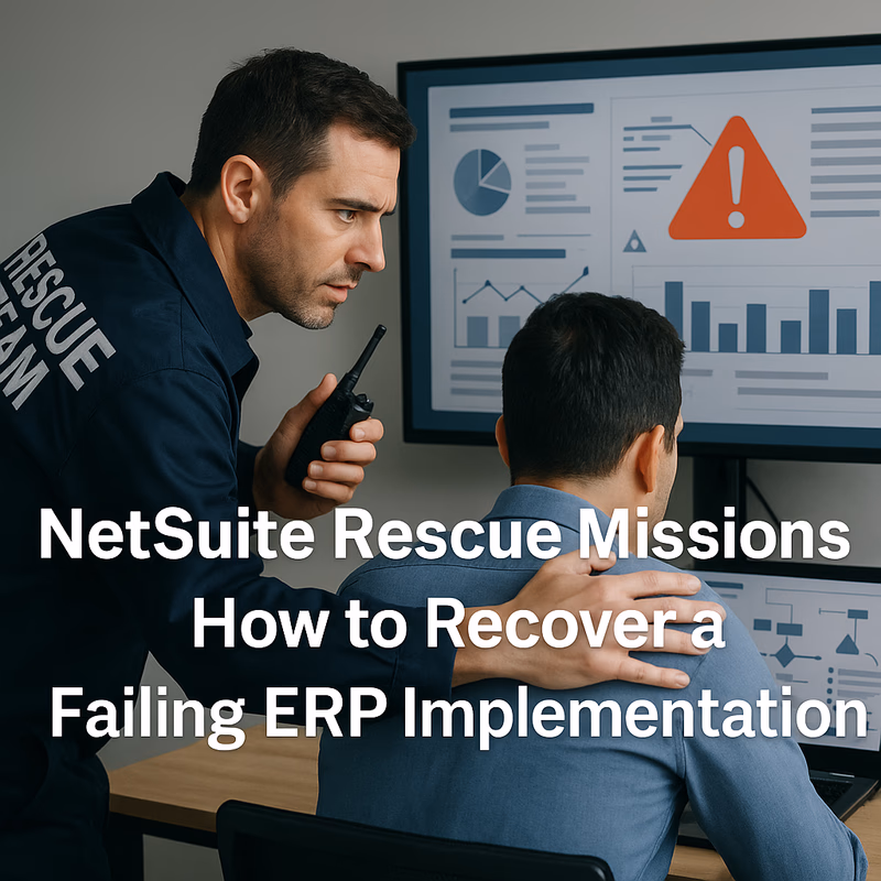 A Guide to NetSuite ERP Rescue and Implementation Recovery
