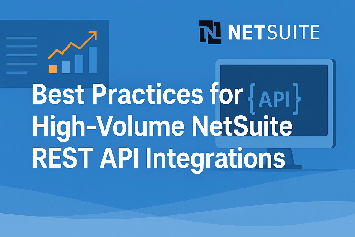Optimizing High-Volume NetSuite REST API Integrations