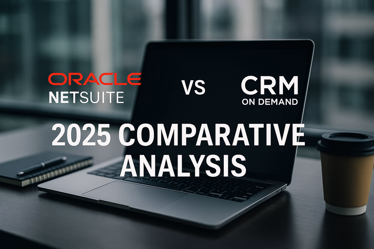 Oracle NetSuite vs. CRM On Demand: 2025 Comparative Analysis