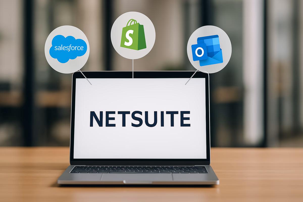 Integrating NetSuite ERP with Salesforce, Shopify & Outlook